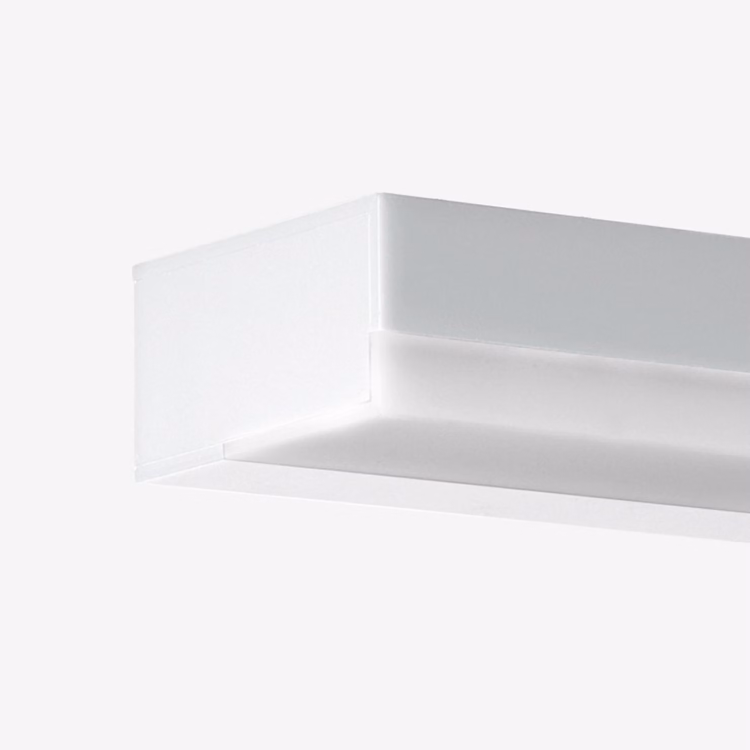 Design Apparecchio LED Izar I. sopra lo specchio, Variante: 1200 x 40 x 80 mm, 32 W, 4000 K, bianco