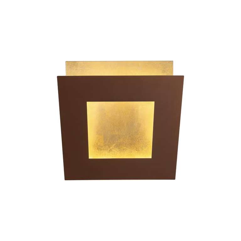 Mantra Iluminación Applique da parete a LED Dalia, Marrone / Ruggine, Soggiorno / Sala da pranzo, Alluminio, Moderno, Applique a LED