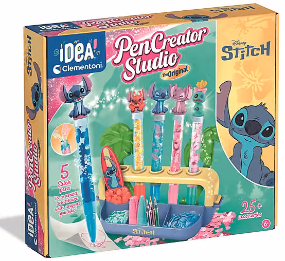 Clementoni Lab delle Penne Disney Stitch Giocattolo Educativo Creativo Multicolore
