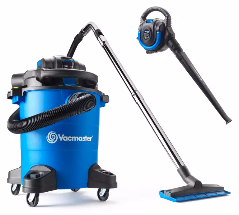 Aspirapolvere e soffiatore da giardino, funzionamento a secco - Potenza: 1500 Watt - Capacità: 18 litri
