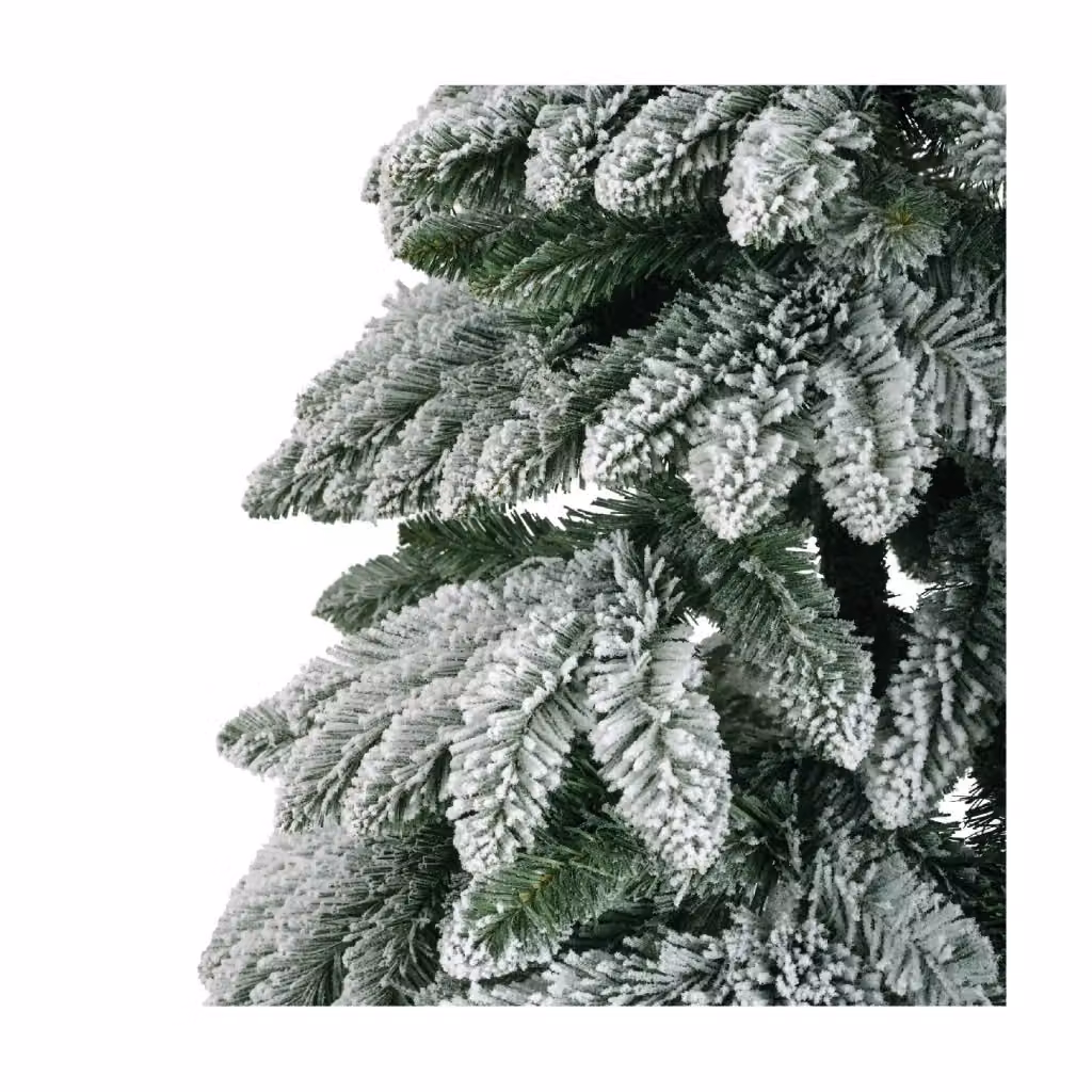Albero di Natale Kaemingk Tora Verde Innevato in PVC H: 210 cm, D: 102 cm – 2