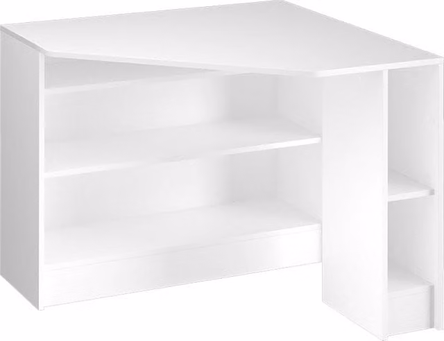 Scrivania angolare Alvaro Bianco 94 x 94 cm Vicco