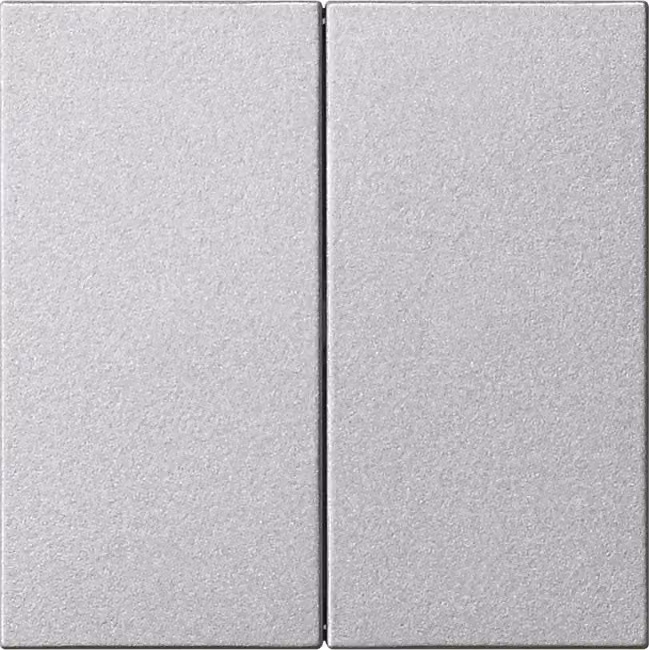 Pannello di comando Gira S3000 a 2 moduli, sistema 55, alluminio 536226