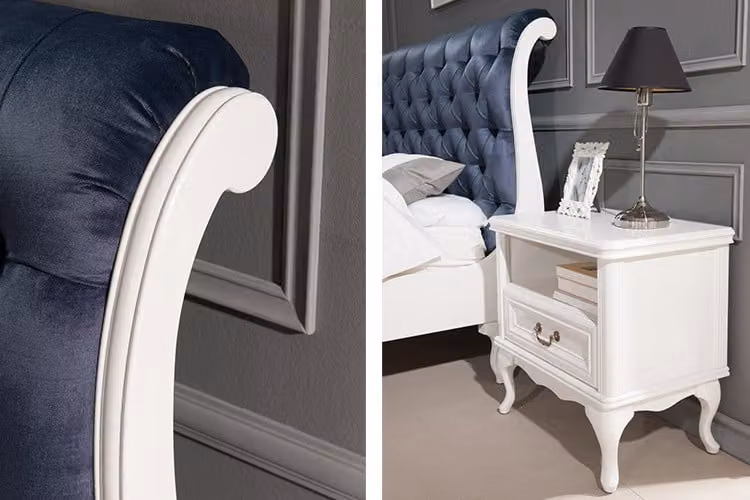 Nachttisch Nachttische Tisch Konsole Schlafzimmer Beistelltisch antik Stil