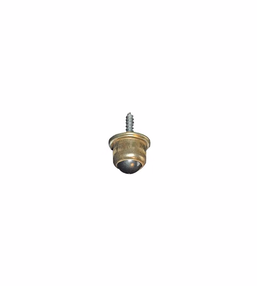 Rotella a sfera con attacco a vite legno diam 22 mm