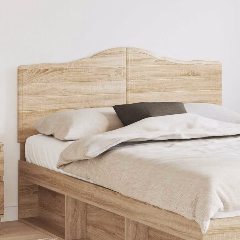 Testiera per letto moderna vidaXL in legno ingegnerizzato color rovere sonoma marrone