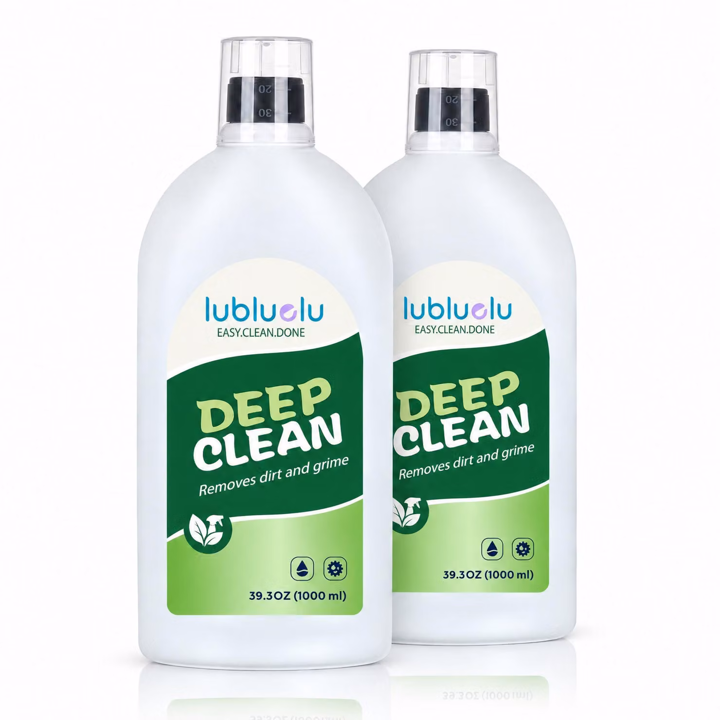 Lubluelu, aspirapolvere per la pulizia dei tessuti da 2 x 1 litro. Detergente concentrato per la pulizia di tappezzerie. Ideale per divani, tappeti, sedili auto e altri tessuti.
