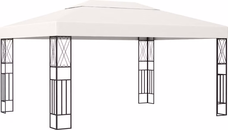 The Living Store Pavillon 3×4 m Creme Stoff