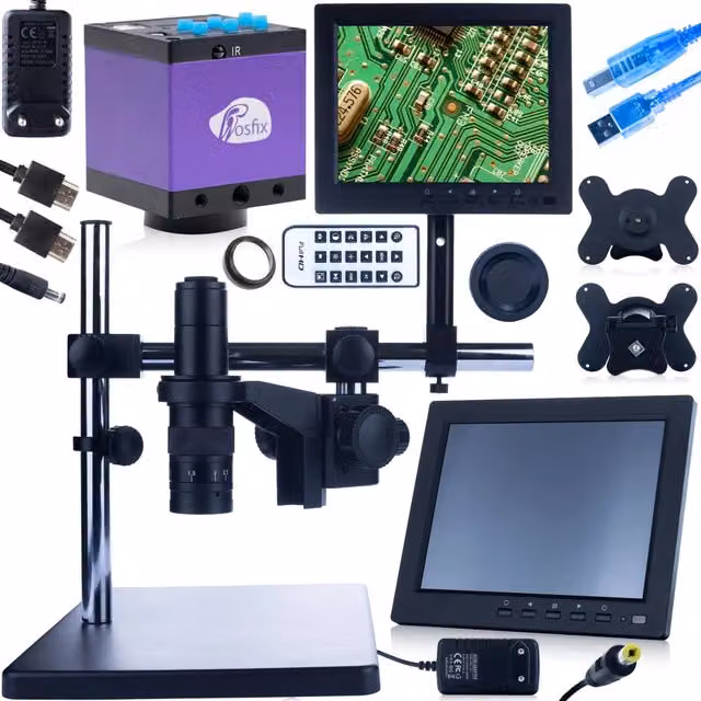 Microscopio Digitale Rosfix con C-Mount e Connessione USB, Colore Nero – 1