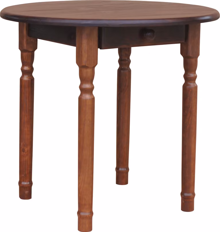 Tavolo da pranzo rotondo II Tavolo da cucina in noce 90 cm