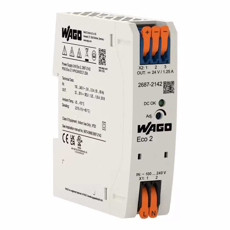 Alimentazione WAGO; Eco 2; monofase 2687-2142