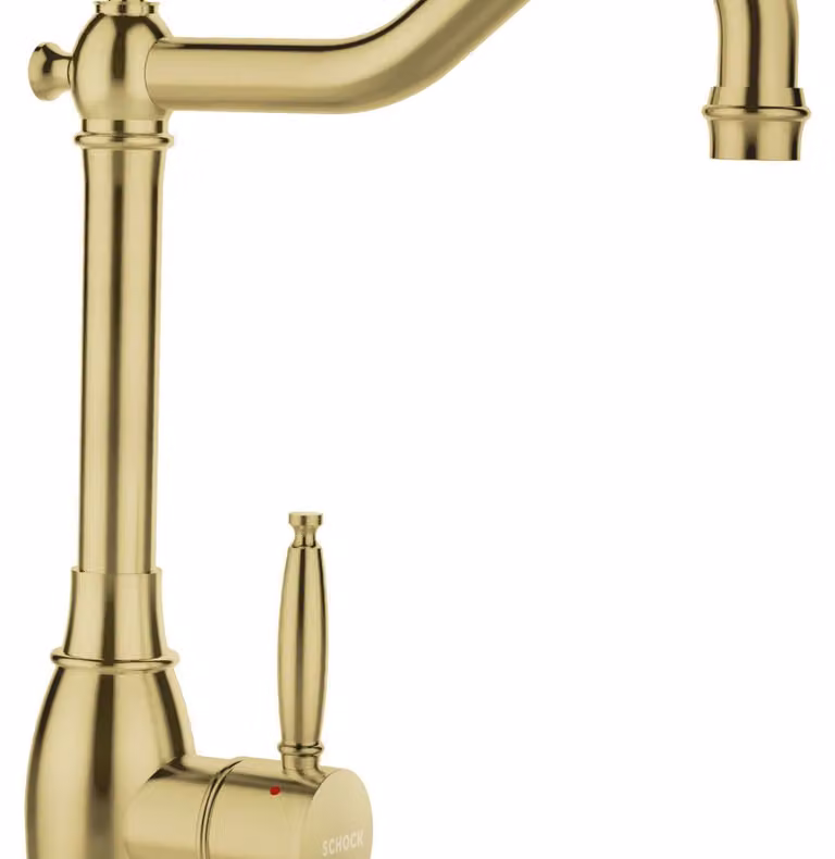 Schock Miscelatore Cucina Monocomando Resi 513000WGO White Gold