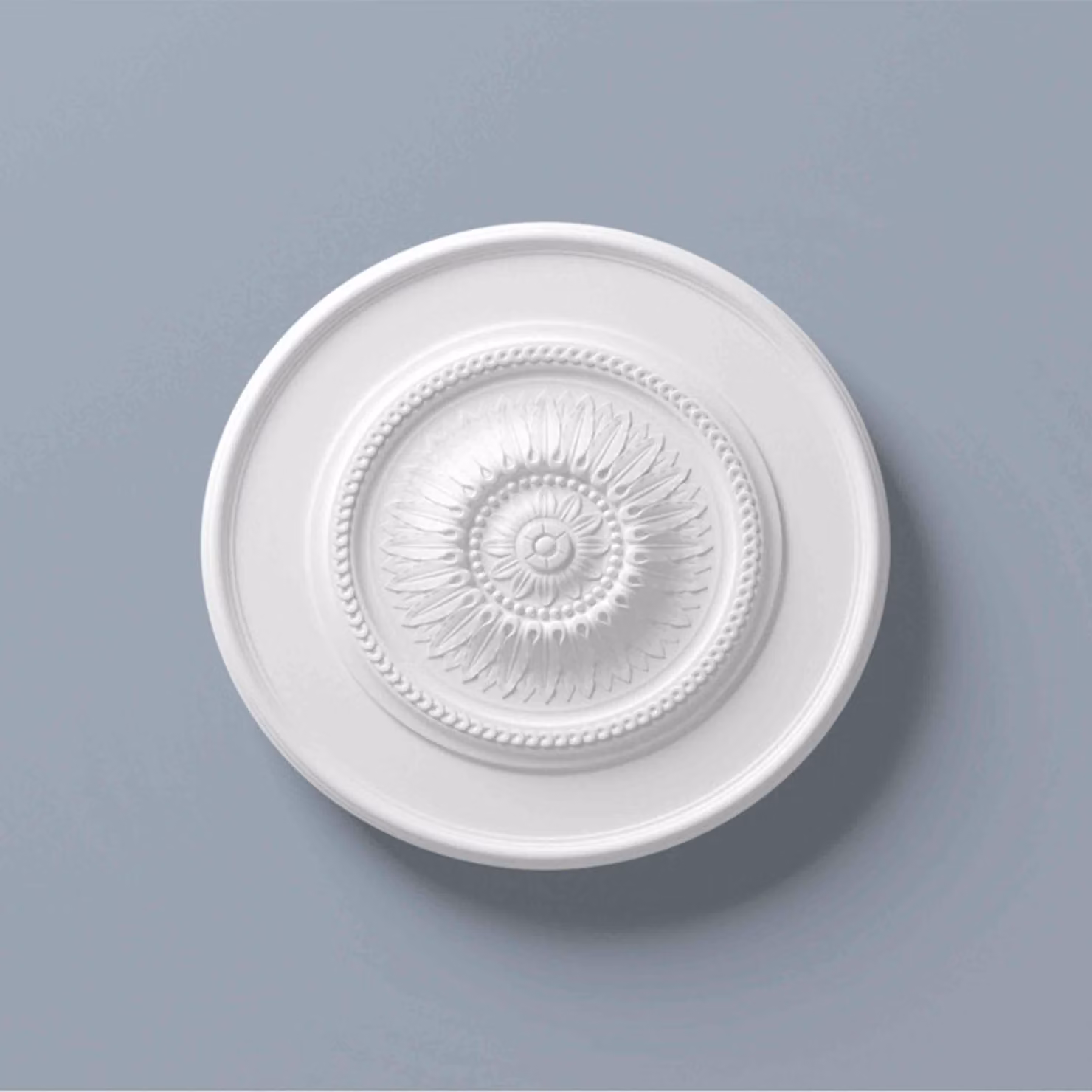 Rosone da soffitto NMC R10 ARSTYL Noel Marquet Elemento decorativo classico colore bianco diametro 60 cm