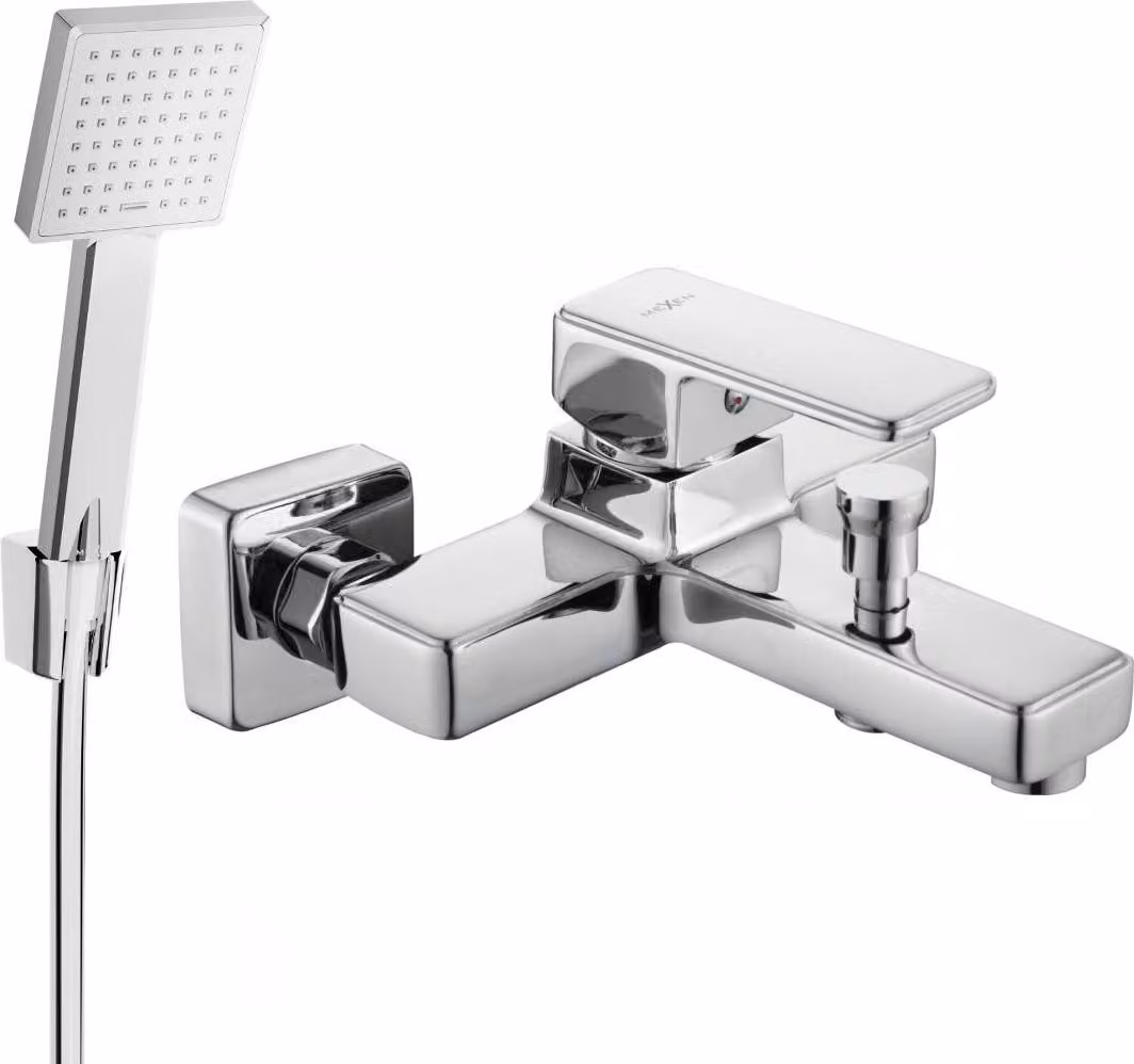 Mexen Cetus R45 rubinetto da vasca con set doccia, cromo - 74433R45-00