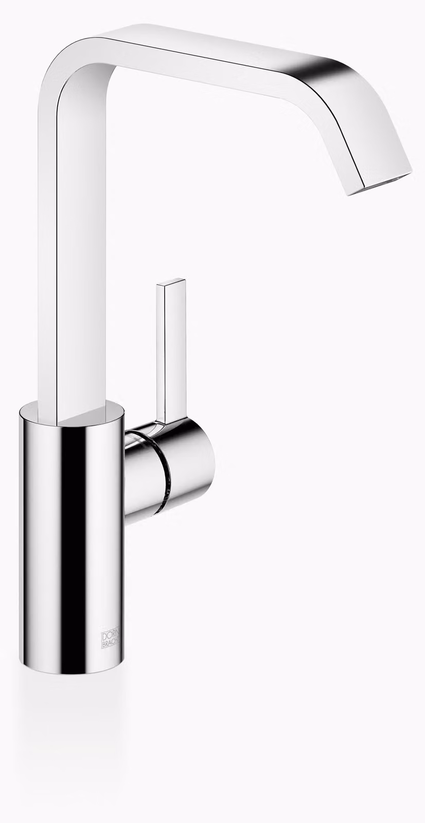 Dornbracht IMO Mitigeur monocommandé pour lavabo avec bec haut, sans garniture d'écoulement, saillie 165mm, 33526671-00, 33526671-00