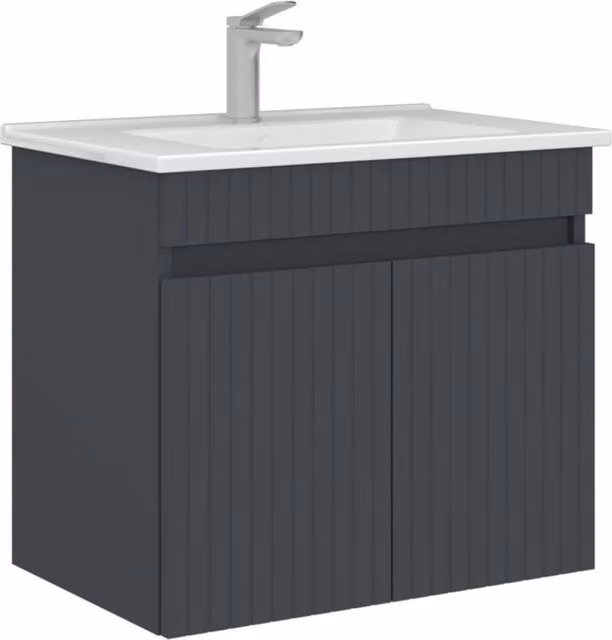 Mobile lavabo "Tivoli 65" - 65 x 45 x 57 cm - Antracite opaco