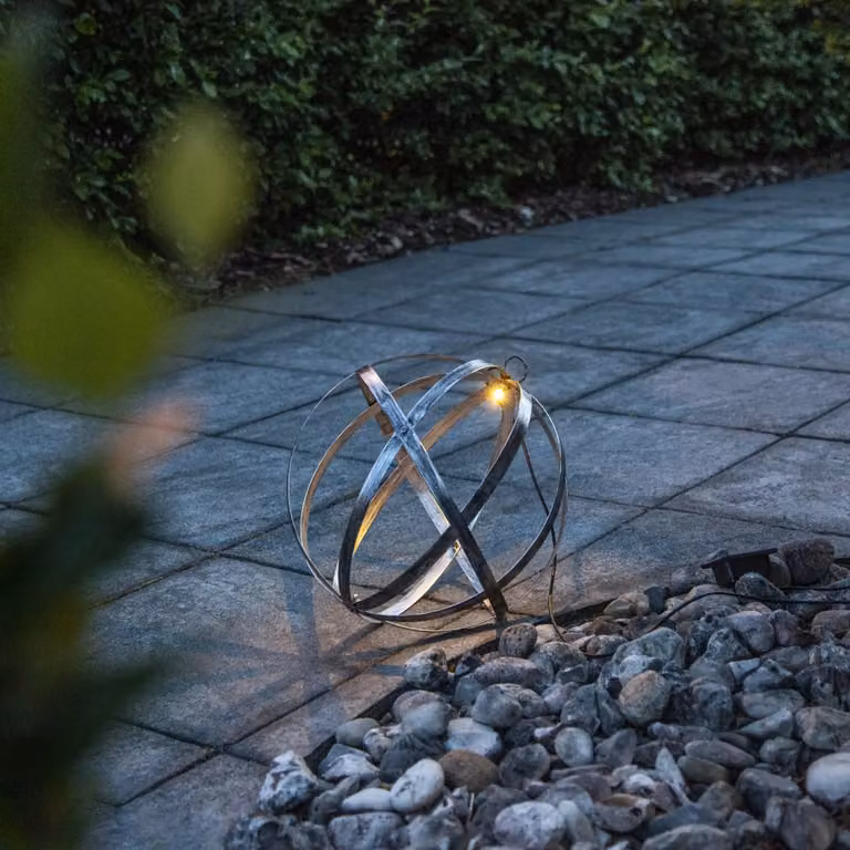 Star Trading 483-16, Figura decorativa luminosa, Nero, Argento, 1 lampadina, Lampadina non sostituibile, LED