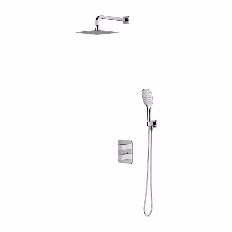 Omnires PARMA SYSPM11CR Set doccia da incasso con miscelatore termostatico, cromato