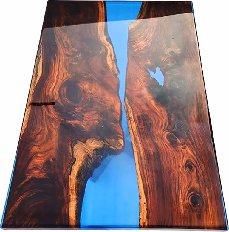 Tische Esstisch Design Tisch Moderne Meer Fluss Möbel 200x90 Epoxid Harz Ozean