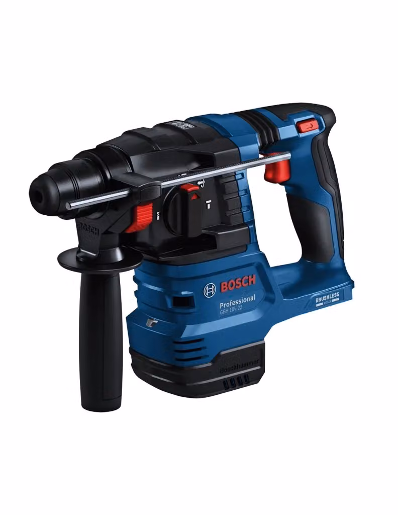 Kit Bosch BK3013BAG con Martello Perforatore GBH 18V-22, Avvitatore GSR 18V-90 C, Smerigliatrice GWS 18V-7, 2 batterie ProCORE da 4,0 Ah e caricabatterie GAL18V-40 Blu – 2