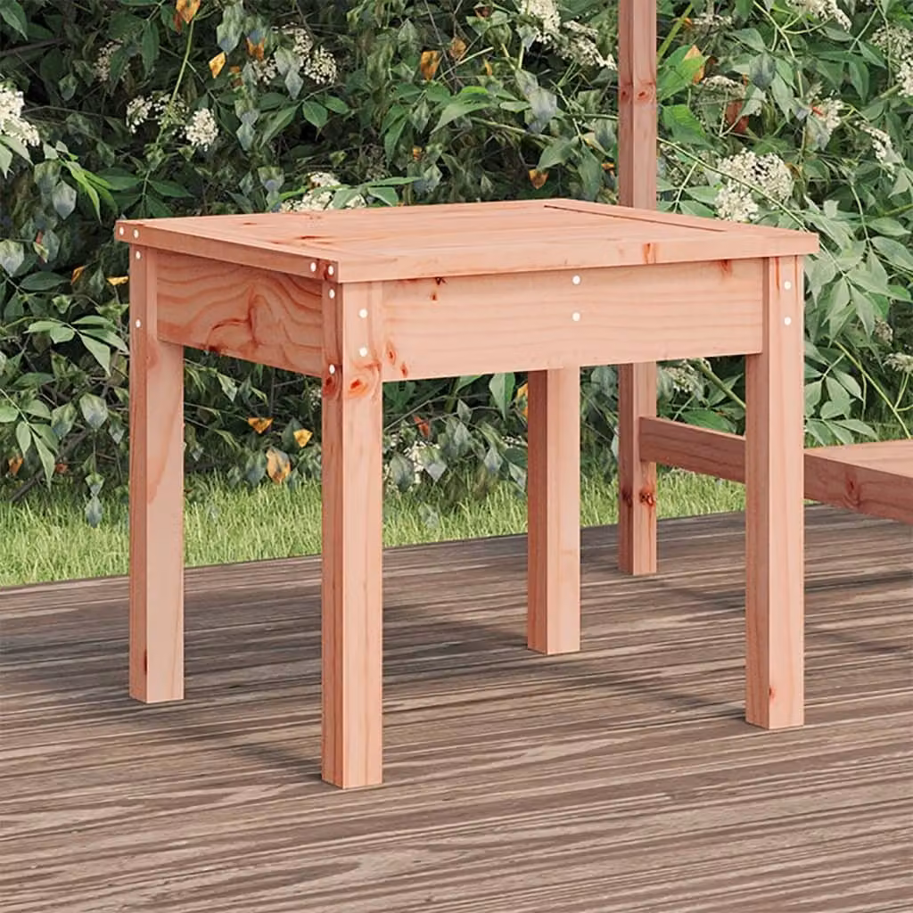 The Living Store Panca da giardino 50x44x45 cm in legno massiccio di abete Douglas
