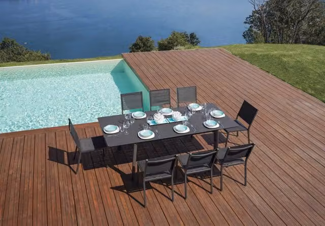 Cheonda Tavolo San Donato Allungabile Bianco L: 160/240 cm, P: 102 cm, H: 75 cm