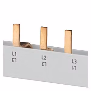 Barra collettrice a perni Siemens, sezione 10 mm²: 3x (3x (1x fase + HS/FS)), a prova di contatto 5ST3620