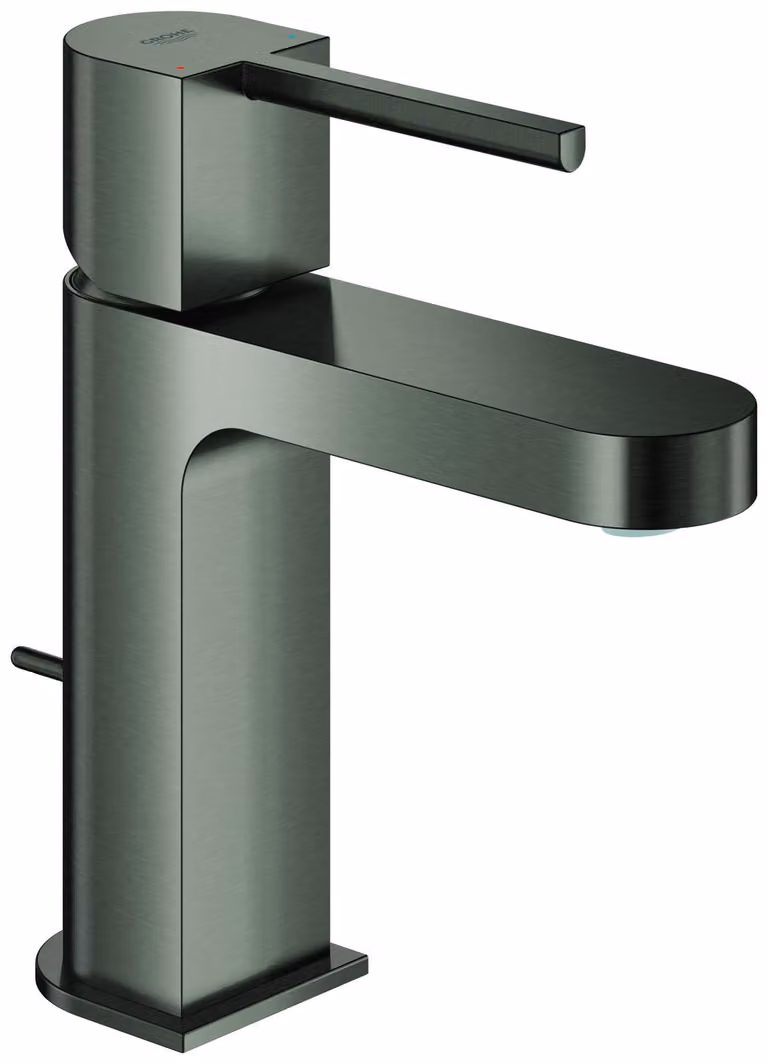 GROHE Plus Mitigeur monocommandé pour lavabo, S-Size, saillie 111mm, vidage à tirette, 32612AL3, 32612AL3
