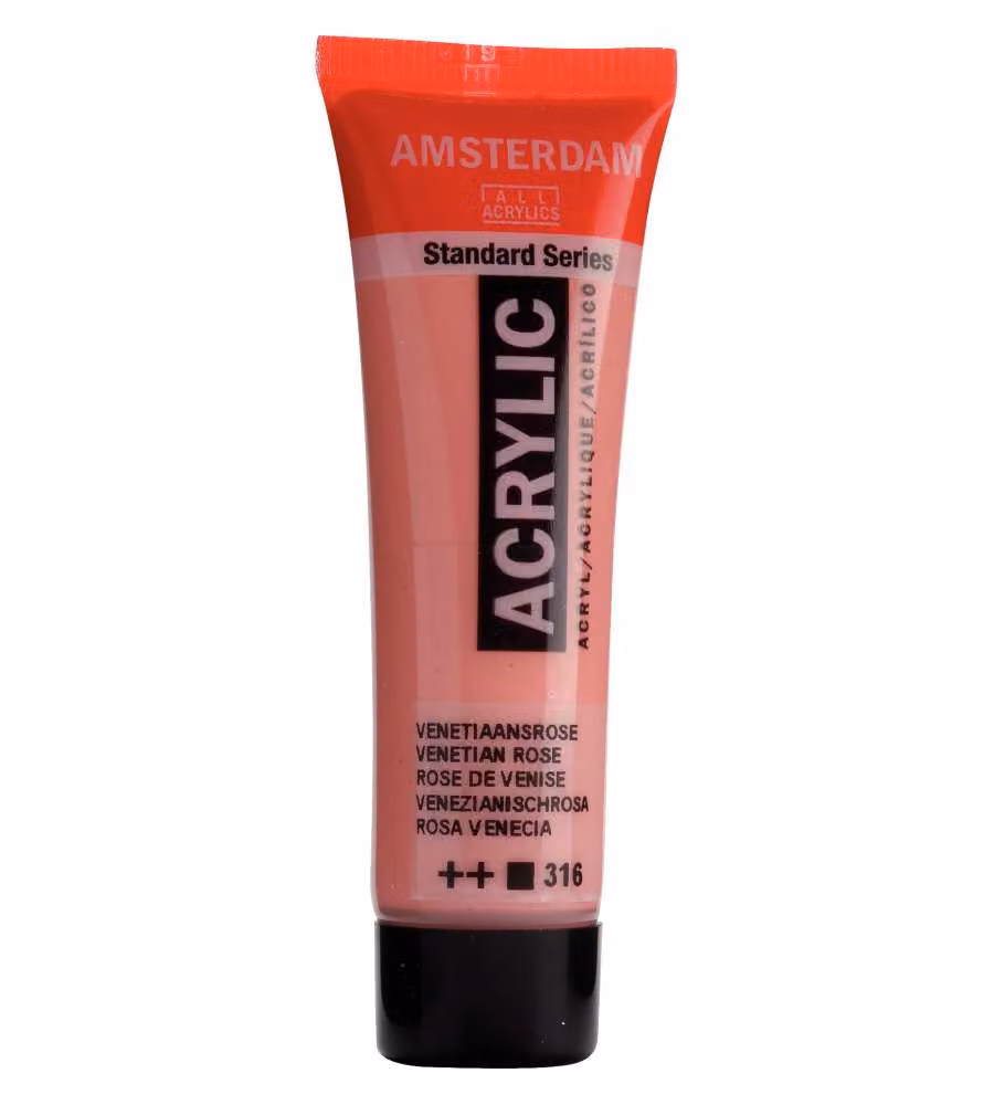 Colore acrilico Amsterdam 20 ML Rosa veneziano