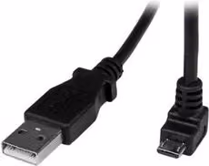 Cavo Startech.Com MicroUSB Angolato USB-A Nero, Lunghezza: 2 m