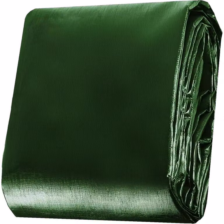Telo di copertura impermeabile e resistente a strappi, verde, dimensioni 3x4 metri