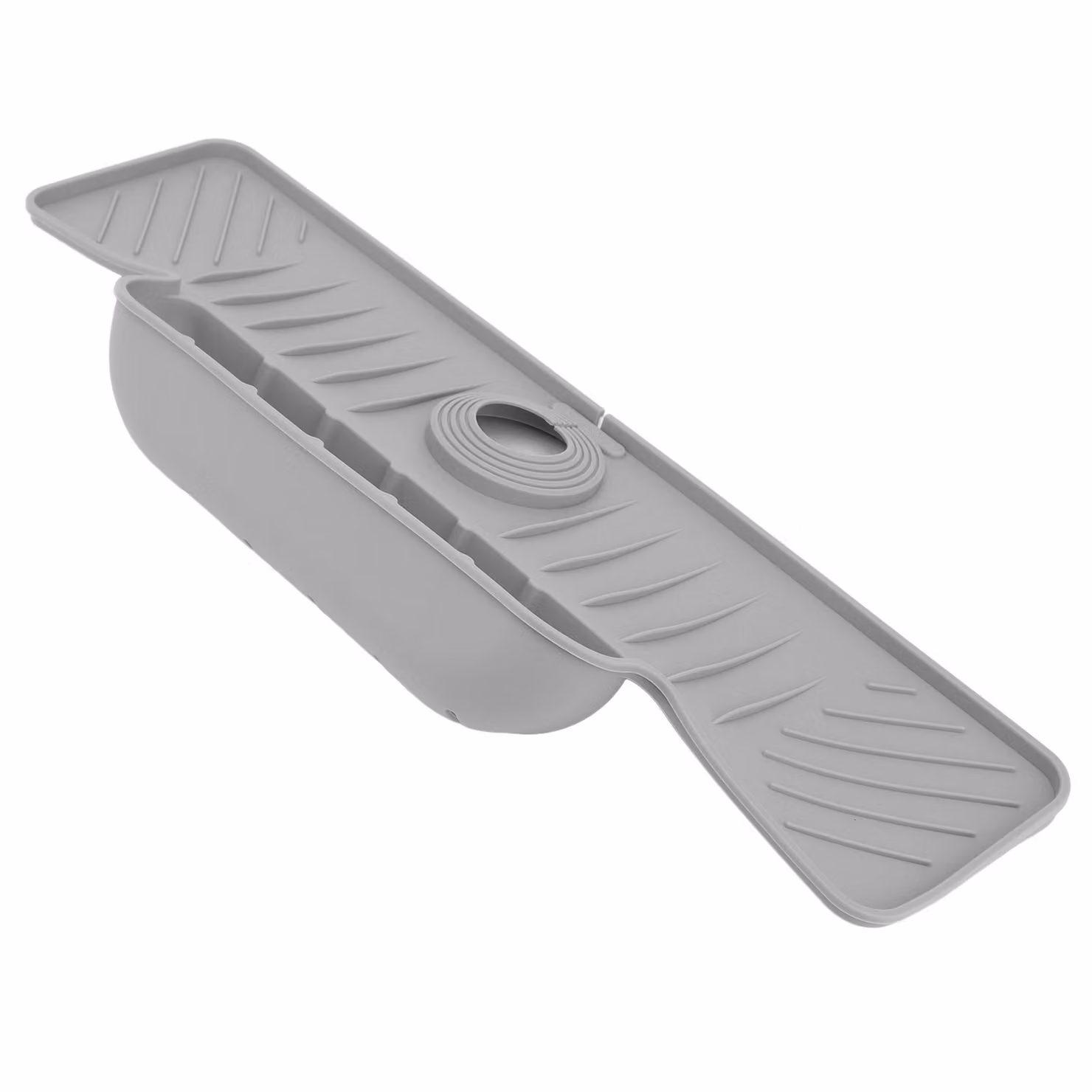 Stuoia del rubinetto, stuoia del rubinetto del lavandino, guardia di schizzo del lavandino della cucina, stuoia del rubinetto del silicone, stuoia drenante del rubinetto, supporto della spugna del lavandino