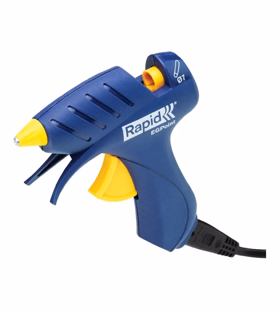 Rapid Pistola Colla a Caldo Senza Filo EG Point Blu 7mm - 80W