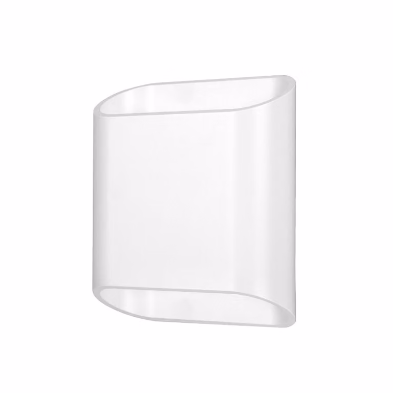 LCD Applique da esterni a LED 5176, dimmerabile, Bianco / Opale, Alluminio, Moderno, Applique LED da esterni