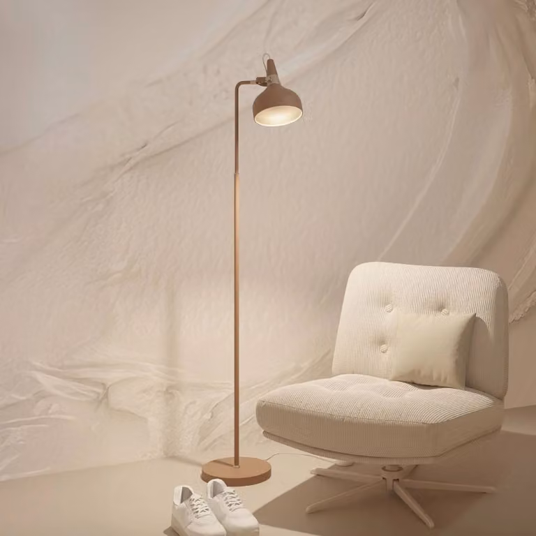 Paulmann Lampada da terra Juna STYLE, Marrone / Ruggine, Soggiorno / Sala da pranzo, Metallo, Moderno, Lampada da terra