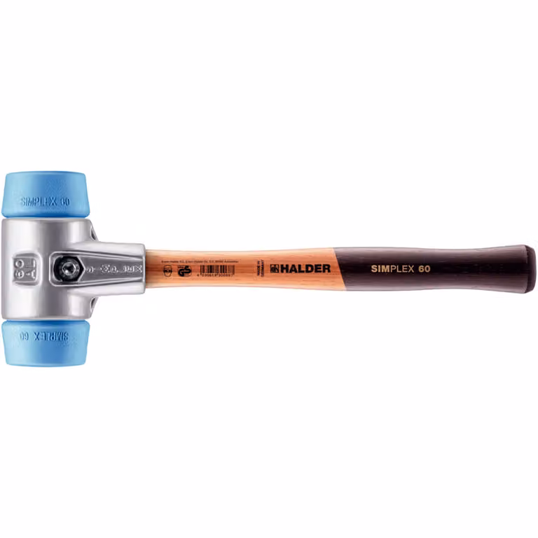 Mazza SIMPLEX soft-face, TPE-soft; con alluminio..