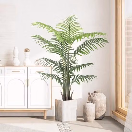 Pianta Artificiale Grande 120cm in Vaso Pianta da Parete Simile alla Pianta da Parete Reale Grande Pianta Finta per Decorazione Camera da Pranzo Balcone Soggiorno Ufficio