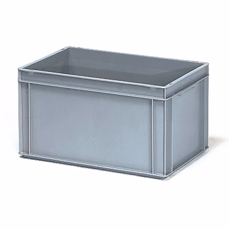 Contenitore da trasporto Fetra/1308 600 x 400 x 325 mm grigio 60 litri 3 kg