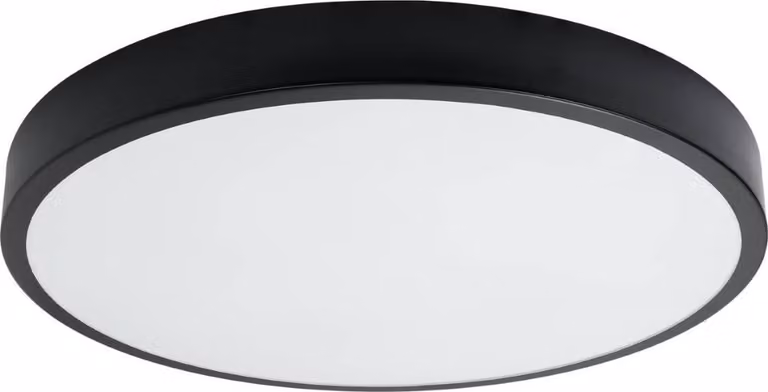 Lampada a soffitto ONYX 60 nero LED 3000K 1xLED 65W alluminio 6x60x60cm Sollux Lighting