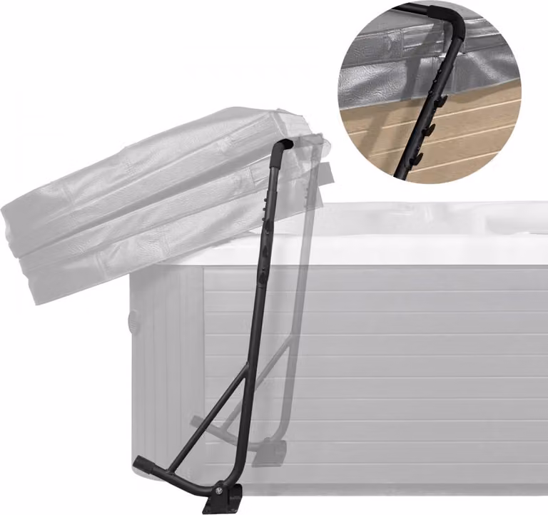 Sollevatore di copertura per spa - Regolabile in altezza da 80 a 105 cm - Può essere installato su entrambi i lati - Ideale per vasche rettangolari - Accessori per spa