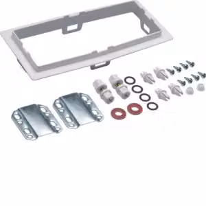 Set di collegamento, universale, verticale, per armadio a 1 ante, P 160 / 205 mm, QuickSet