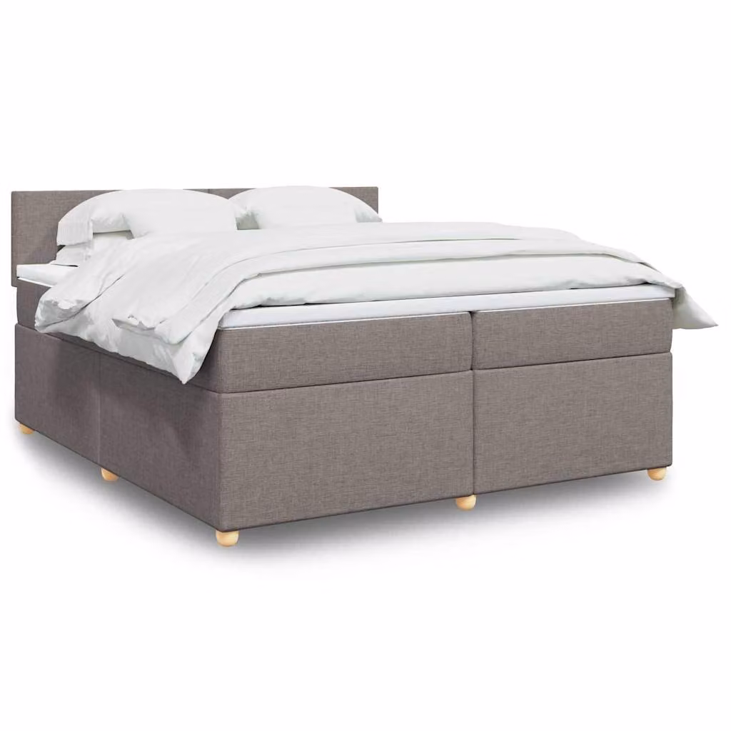 vidaXL Giroletto a Molle con Materasso in Tessuto per Adulti, L/P: 200 x 200 cm