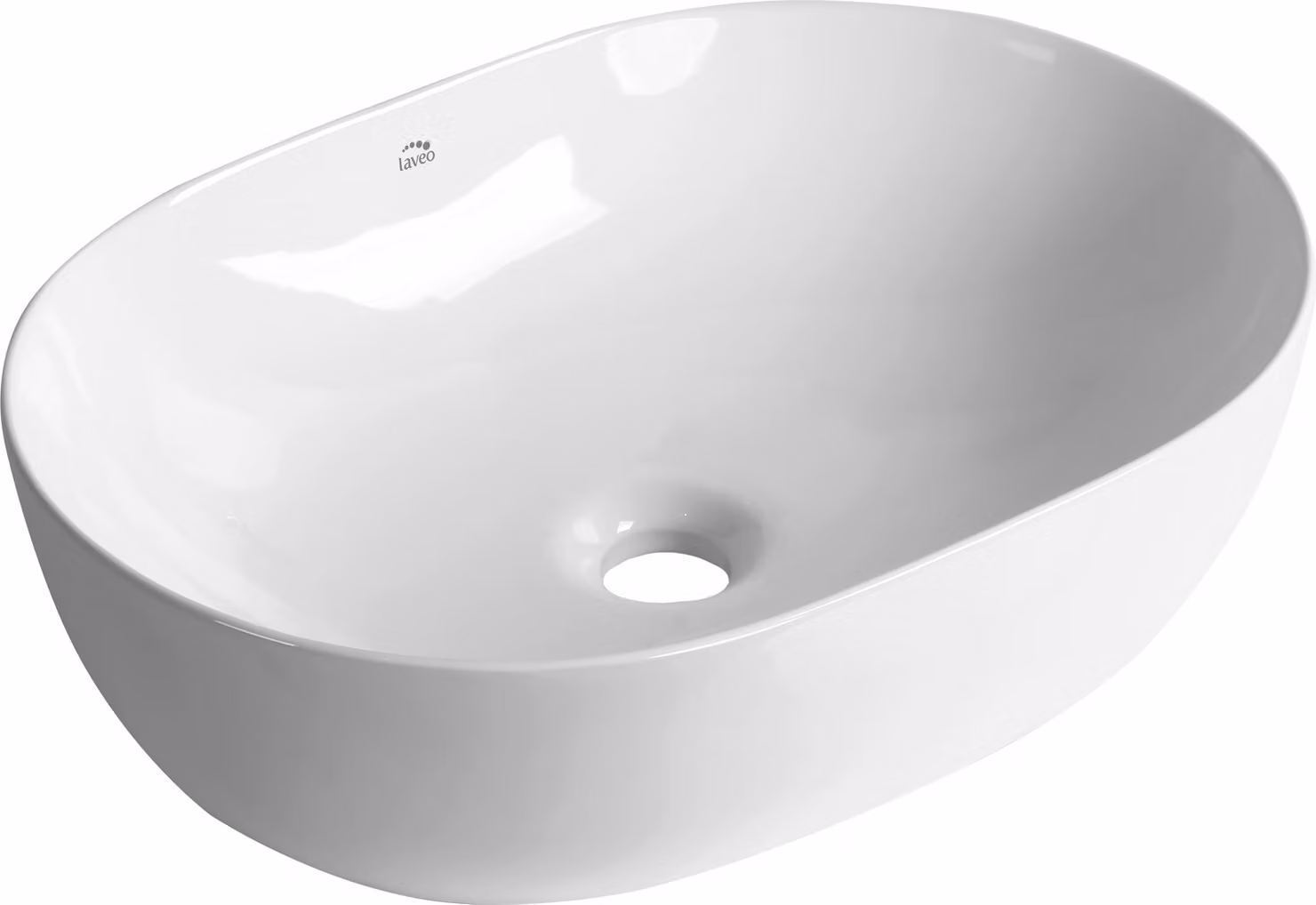 Laveo LOMAMI lavabo in Vetroceramica da appoggio VUL_6248