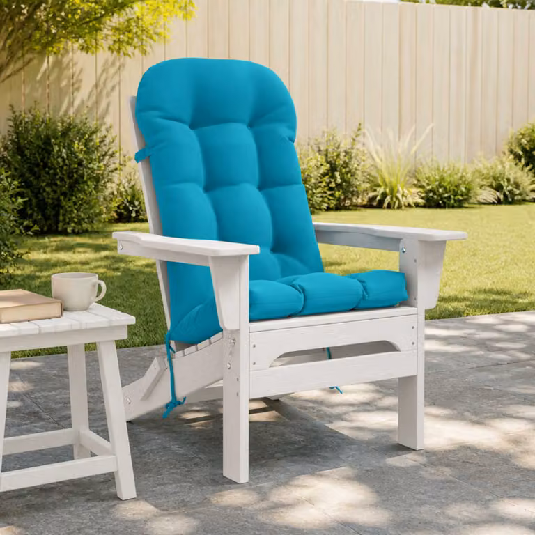 vidaXL Cuscino per Lounger Sole PUTTEN Turchese in Poliestere Resistente ai Raggi UV