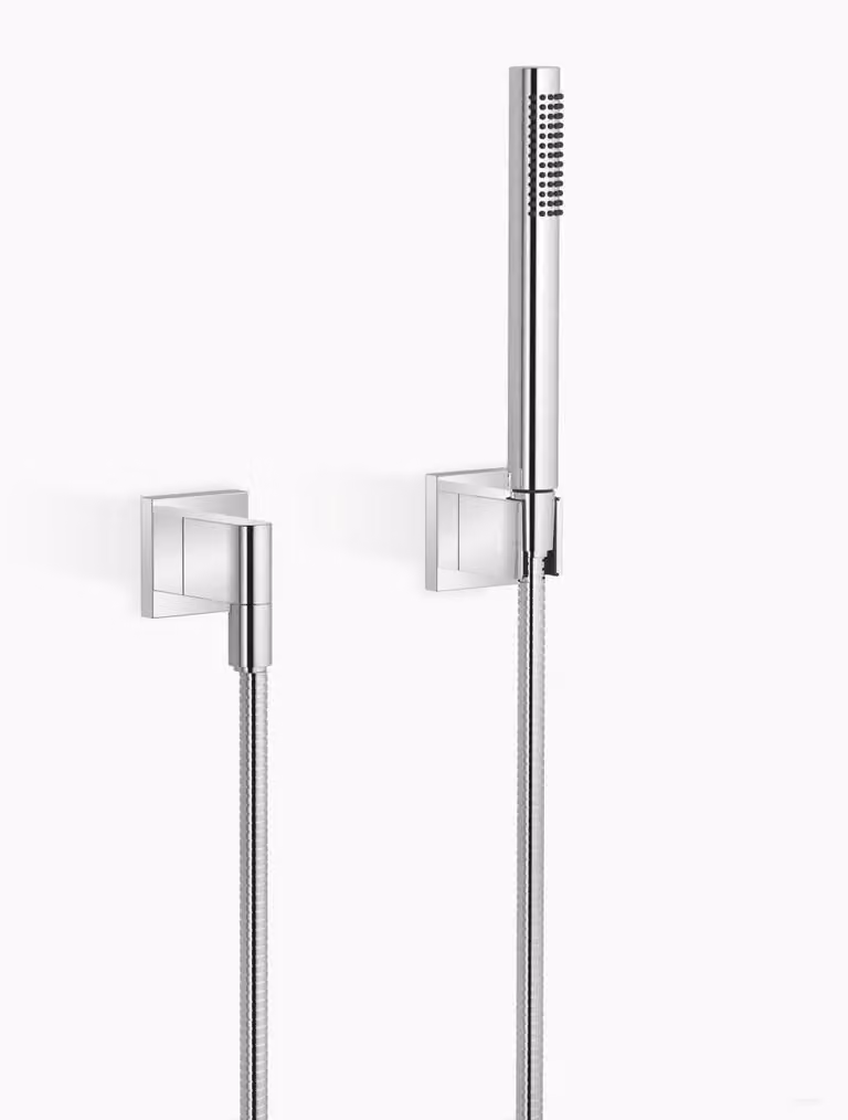 Garniture de douche Dornbracht avec rosaces individuelles, flowReduce, 27808980-000010, 27808980-000010