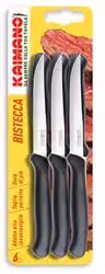 Set di 6 coltelli da bistecca Zwilling in acciaio inox con lama dentata da 11 cm, colore nero
