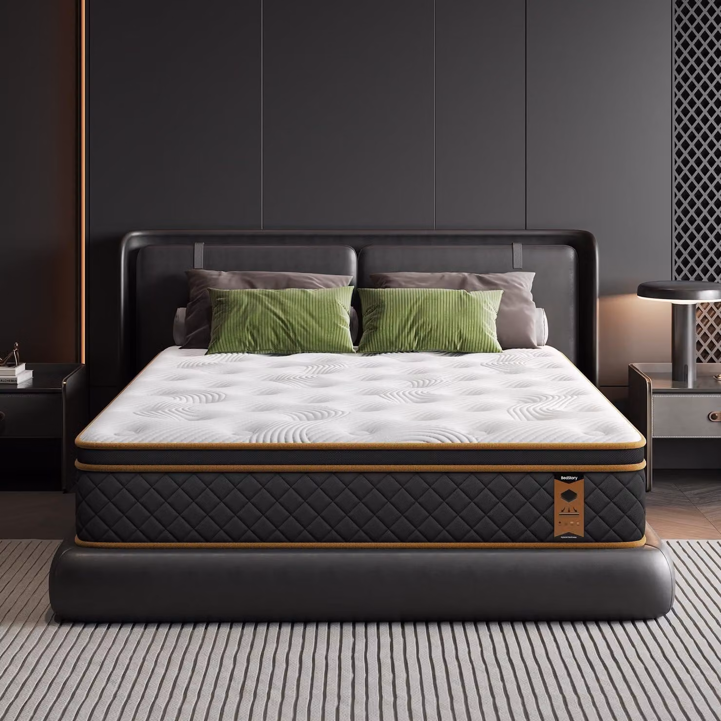 Materassi di dimensioni 120x190 cm, altezza 16 cm, traspiranti ed ergonomici