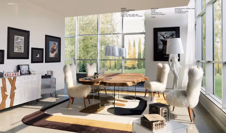 Esstisch Design Möbel Einrichtung Tische Massivholz Tisch Luxus Italienische