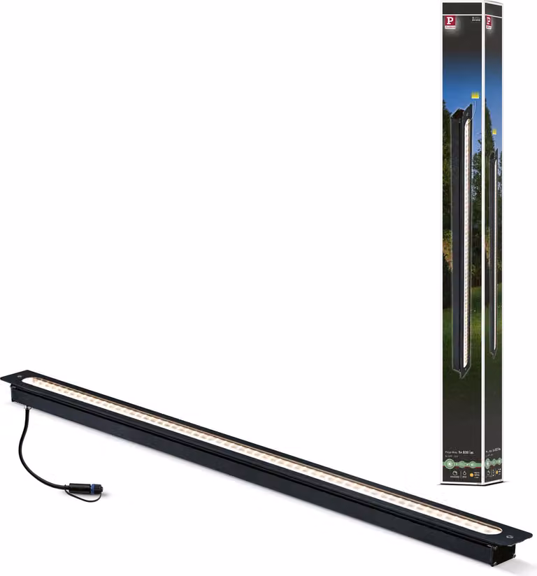 Paulmann Plug & Shine Lampada da incasso a LED per pavimento Striscia luminosa