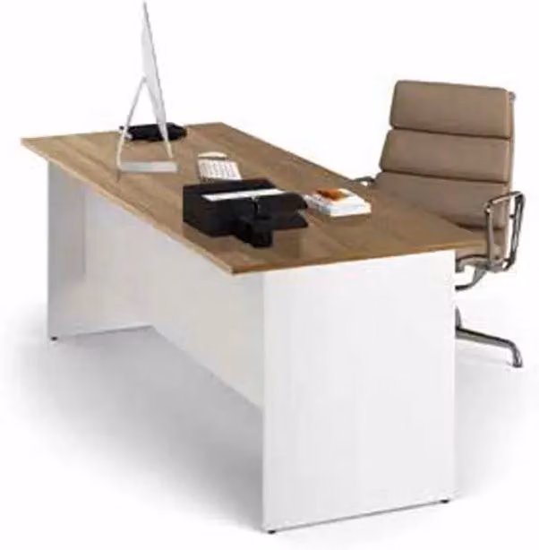 Scrivania da ufficio colore Noce Naturale H74x180x80cm